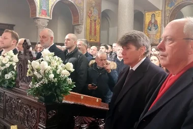 Rod Blagojević na liturgiji u Hramu Hrista Spasitelja u Banjaluci